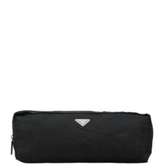 Prada triangle pouch black nylon - Picture 1 of 8